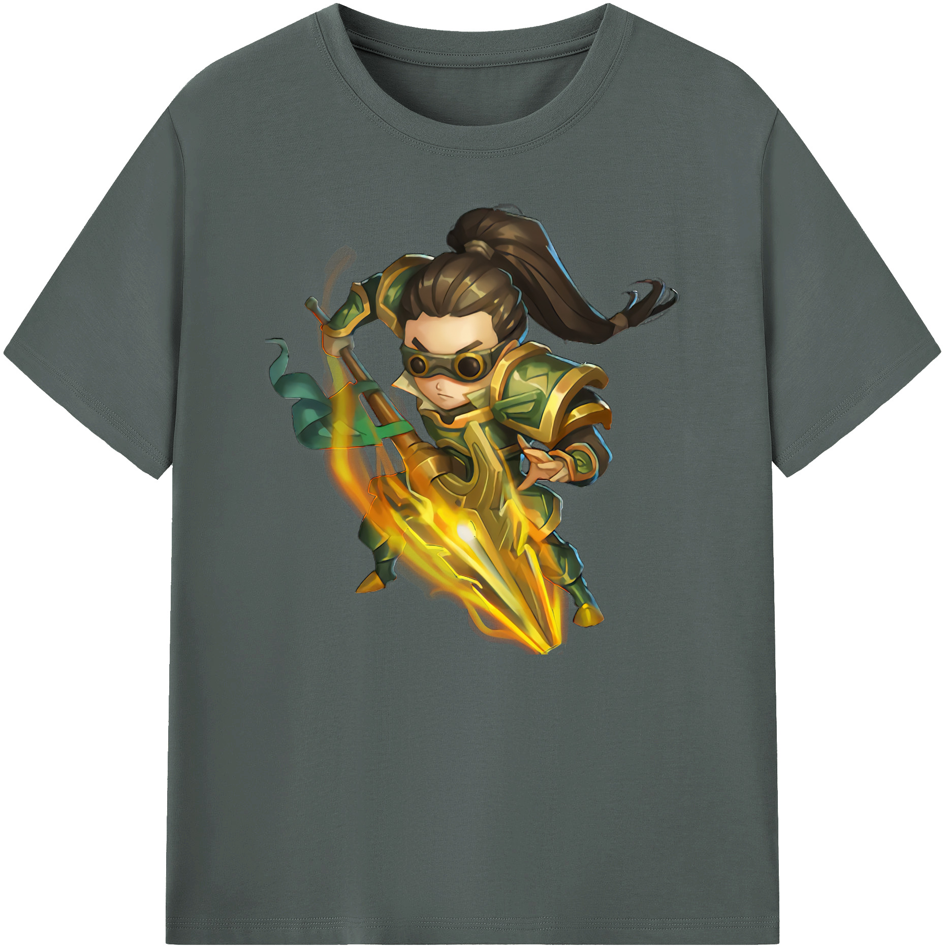 リーグ・オブ・レジェンド League of Legends LOL 綿100％ メンズ半袖Tシャツ｜肌触りやわらか＆通気性